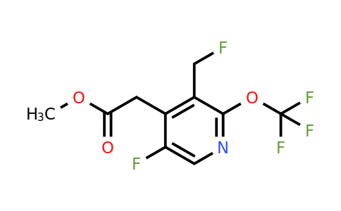 1806264-25-4 | Methyl 5-fluoro-3-(fluoromethyl)-2-(trifluoromethoxy)pyridine-4-acetate