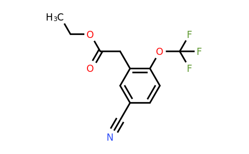 1806279-26-4 | Ethyl 5-cyano-2-(trifluoromethoxy)phenylacetate