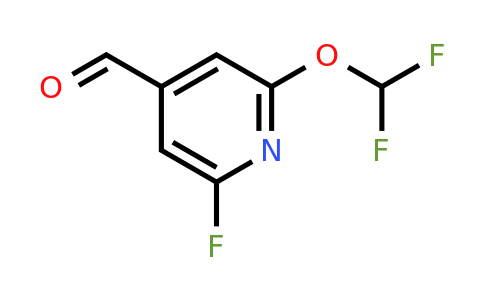 1806315-39-8 | 2-Difluoromethoxy-6-fluoro-4-formylpyridine