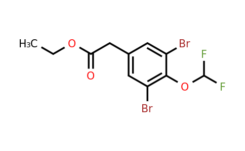 1806325-38-1 | Ethyl 3,5-dibromo-4-(difluoromethoxy)phenylacetate