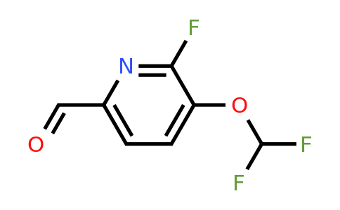 1806333-86-7 | 3-Difluoromethoxy-2-fluoro-6-formylpyridine