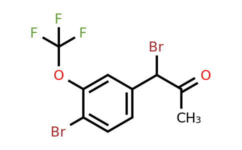 1806446-72-9 | 1-Bromo-1-(4-bromo-3-(trifluoromethoxy)phenyl)propan-2-one