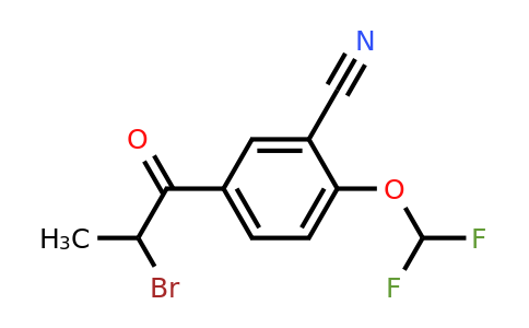 1806526-60-2 | 5-(2-Bromopropanoyl)-2-(difluoromethoxy)benzonitrile