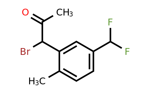 1806606-20-1 | 1-Bromo-1-(5-(difluoromethyl)-2-methylphenyl)propan-2-one