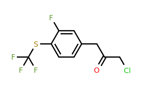 1806683-04-4 | 1-Chloro-3-(3-fluoro-4-(trifluoromethylthio)phenyl)propan-2-one