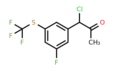 1806695-38-4 | 1-Chloro-1-(3-fluoro-5-(trifluoromethylthio)phenyl)propan-2-one