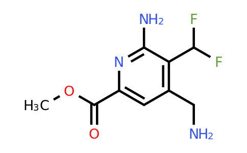 1806819-81-7 | Methyl 2-amino-4-(aminomethyl)-3-(difluoromethyl)pyridine-6-carboxylate