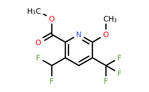 1806995-79-8 | Methyl 5-(difluoromethyl)-2-methoxy-3-(trifluoromethyl)pyridine-6-carboxylate