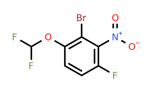 1807026-92-1 | 1-Bromo-6-difluoromethoxy-3-fluoro-2-nitrobenzene