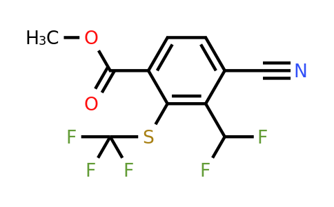 1807031-74-8 | Methyl 4-cyano-3-difluoromethyl-2-(trifluoromethylthio)benzoate