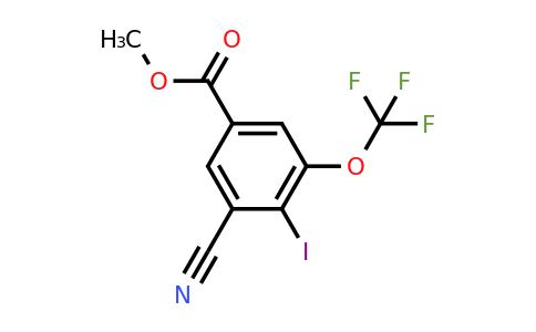 1807051-97-3 | Methyl 3-cyano-4-iodo-5-(trifluoromethoxy)benzoate