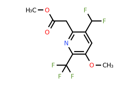 1807108-43-5 | Methyl 3-(difluoromethyl)-5-methoxy-6-(trifluoromethyl)pyridine-2-acetate