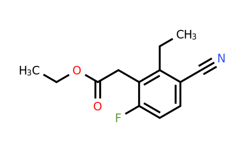 1807260-16-7 | Ethyl 3-cyano-6-fluoro-2-ethylphenylacetate