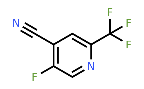 1807287-96-2 | 5-Fluoro-2-(trifluoromethyl)isonicotinonitrile