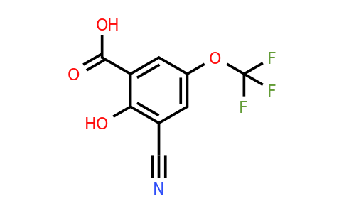 1807310-93-5 | 3-Cyano-2-hydroxy-5-(trifluoromethoxy)benzoic acid