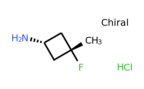 1812174-85-8 | cis-3-fluoro-3-methyl-cyclobutanamine;hydrochloride