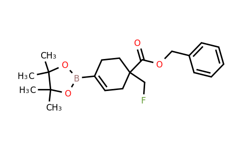 1818868-51-7 | benzyl 1-(fluoromethyl)-4-(tetramethyl-1,3,2-dioxaborolan-2-yl)cyclohex-3-ene-1-carboxylate