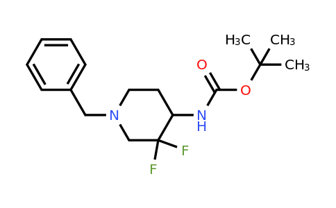 1823420-40-1 | tert-Butyl 1-benzyl-3,3-difluoropiperidin-4-ylcarbamate