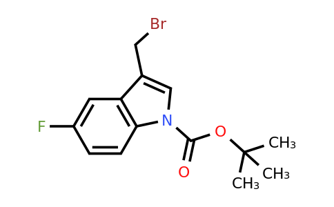 1823484-74-7 | tert-Butyl 3-(bromomethyl)-5-fluoro-1H-indole-1-carboxylate