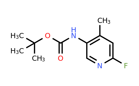 1841080-34-9 | Tert-butyl (6-fluoro-4-methylpyridin-3-yl)carbamate