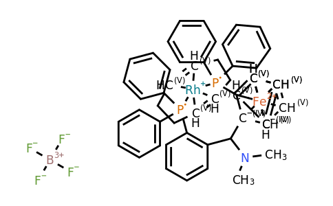 1858211-55-8 | Rhodium(1+), [(1,2,5,6-η)-1,5-cyclooctadiene][(2R)-1-[(R)-(dimethylamino)[2-(diphenylphosphino-κP)phenyl]methyl]-2-(diphenylphosphino-κP)ferrocene]-, tetrafluoroborate