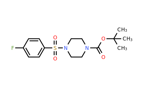 194853-66-2 | tert-Butyl 4-((4-fluorophenyl)sulfonyl)piperazine-1-carboxylate