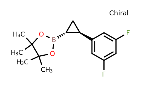 1953178-16-9 | Rel-2-((1R,2R)-2-(3,5-difluorophenyl)cyclopropyl)-4,4,5,5-tetramethyl-1,3,2-dioxaborolane