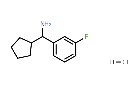 1956381-66-0 | Cyclopentyl(3-fluorophenyl)methanamine hydrochloride