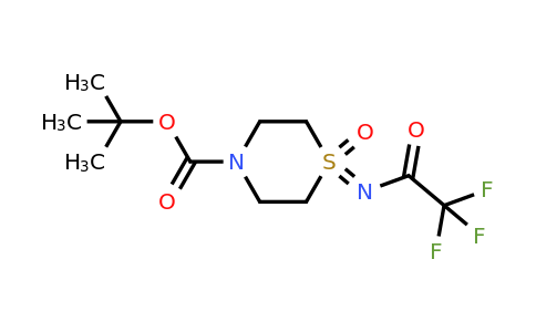 1956382-45-8 | tert-Butyl 1-((2,2,2-trifluoroacetyl)imino)thiomorpholine-4-carboxylate 1-oxide