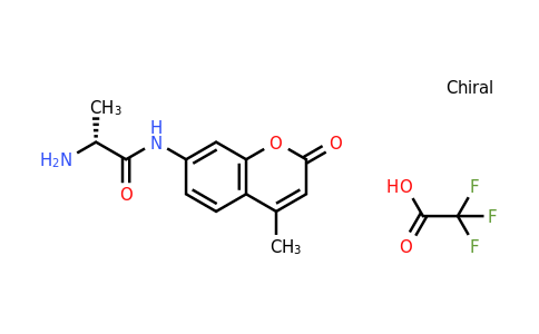 (2R)-2-Amino-N-(4-methyl-2-oxo-chromen-7-yl)propanamide; 2,2,2-trifluoroacetic acid