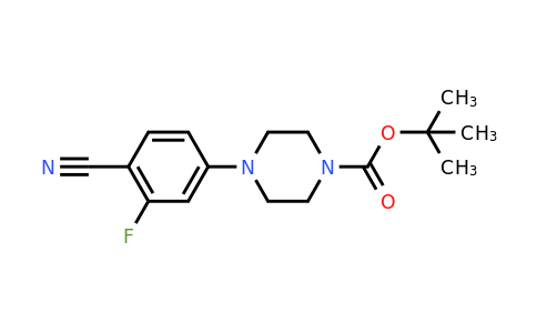 204192-44-9 | tert-Butyl 4-(4-cyano-3-fluoro-phenyl)piperazine-1-carboxylate