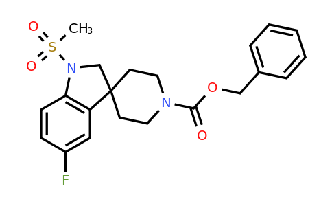 209350-13-0 | Benzyl 5-fluoro-1-(methylsulfonyl)spiro[indoline-3,4'-piperidine]-1'-carboxylate