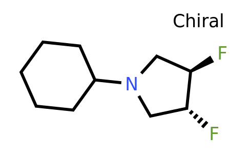 (3R,4R)-1-cyclohexyl-3,4-difluoro-pyrrolidine