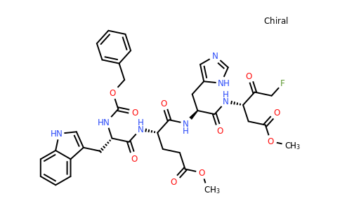 210345-00-9 | L-Histidinamide, N-[(phenylmethoxy)carbonyl]-L-tryptophyl-L-α-glutamyl-N-[(1S)-3-fluoro-1-(2-methoxy-2-oxoethyl)-2-oxopropyl]methyl ester