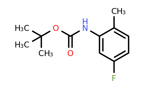 221537-99-1 | tert-Butyl (5-fluoro-2-methylphenyl)carbamate