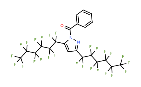 1-Benzoyl-3,5-bis(perfluorohexyl)pyrazole