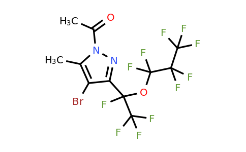 231301-30-7 | 1-Acetyl-4-bromo-5-methyl-3-[perfluoro(1-propoxyethyl)]pyrazole