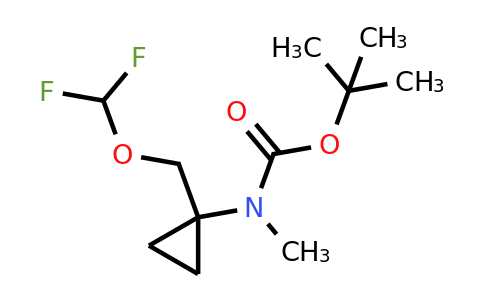 2315377-41-2 | tert-butyl N-[1-(difluoromethoxymethyl)cyclopropyl]-N-methyl-carbamate