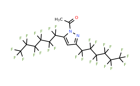 1-Acetyl-3,5-bis(perfluorohexyl)pyrazole