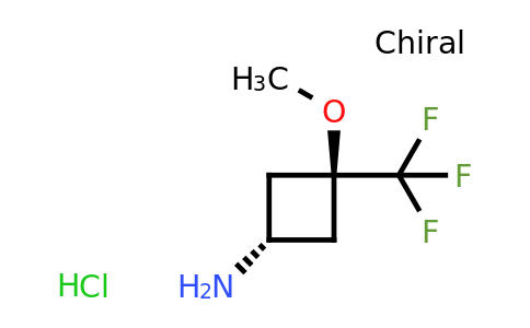 2361598-71-0 | trans-3-methoxy-3-(trifluoromethyl)cyclobutanamine;hydrochloride