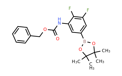 2377607-45-7 | Benzyl (2,3-difluoro-5-(4,4,5,5-tetramethyl-1,3,2-dioxaborolan-2-yl)phenyl)carbamate