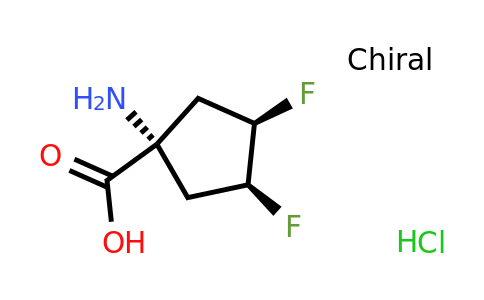 2488653-62-7 | rel-(1r,3R,4S)-1-amino-3,4-difluorocyclopentane-1-carboxylic acid hydrochloride