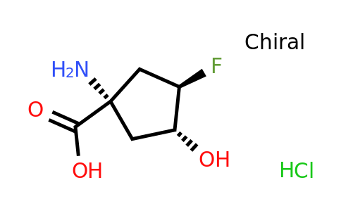 2488653-64-9 | rel-(1S,3R,4R)-1-amino-3-fluoro-4-hydroxy-cyclopentanecarboxylic acid;hydrochloride