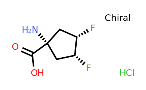 2489213-75-2 | rel-(1s,3R,4S)-1-amino-3,4-difluorocyclopentane-1-carboxylic acid hydrochloride