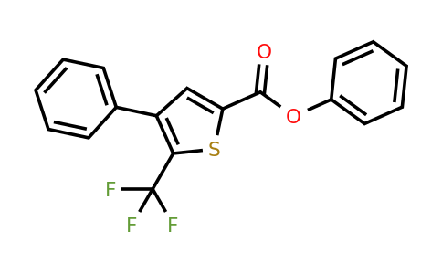 256348-27-3 | Phenyl 4-phenyl-5-(trifluoromethyl)thiophene-2-carboxylate