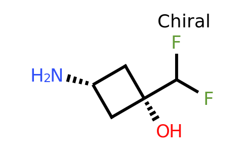 2728710-16-3 | cis-3-amino-1-(difluoromethyl)cyclobutanol