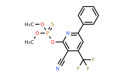 287923-54-0 | 2-[(dimethoxyphosphorothioyl)oxy]-6-phenyl-4-(trifluoromethyl)nicotinonitrile