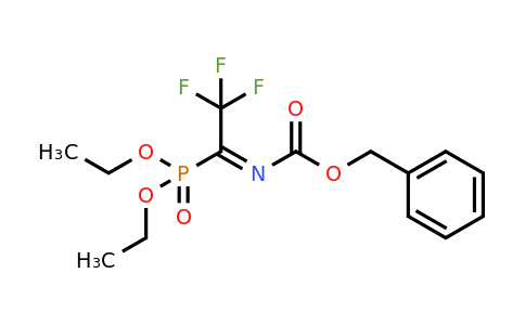 (1-Benzyloxycarbonylimino-2,2,2-trifluoro-ethyl)-phosphonic acid diethyl ester