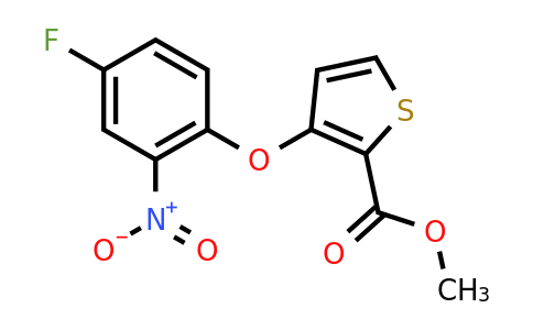 Methyl 3-(4-fluoro-2-nitrophenoxy)thiophene-2-carboxylate