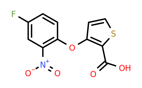 3-(4-Fluoro-2-nitrophenoxy)thiophene-2-carboxylic acid